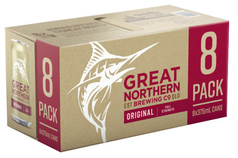 Liquorland Great northern original 8pk can 375ml offer