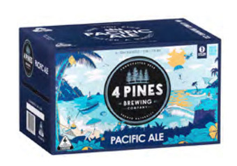 4 pines brewing pacific ale bottle 330ml