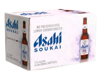 Asahi soukai bottle 330ml