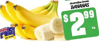 Australian Grown BANANAS per kg