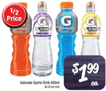 Farmer Jack's Gatorade Sports Drink 600ml offer