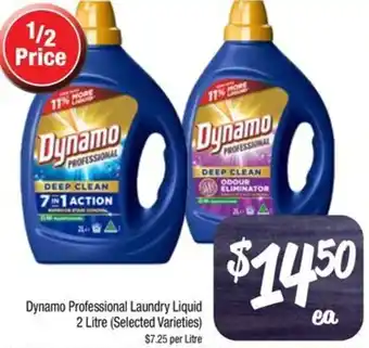 Farmer Jack's Dynamo Professional Laundry Liquid 2 Litre offer