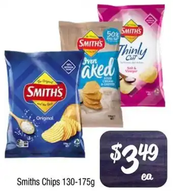 Farmer Jack's Smiths Chips 130-175g offer