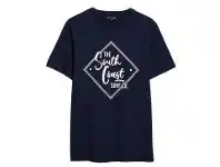 BIG W Brilliant Basics Mens Graphic Tees Sizes S-3XL - Navy offer