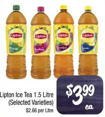 Farmer Jack's Lipton Ice Tea 1.5 Litre offer