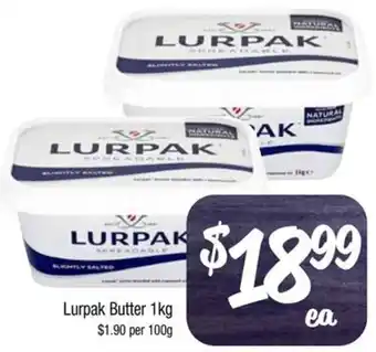 Farmer Jack's Lurpak Butter 1kg offer
