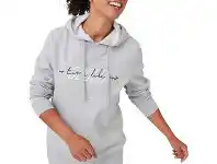 BIG W Circuit Womens Print Hoodies Sizes 8-18 - Grey Marl offer