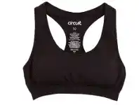 BIG W Circuit Womens Seamless Crop Tops Sizes 8-16 - Black offer