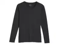 BIG W &me Womens Long Sleeve Stretch Tees Sizes XS-XL - Charcoal Marle offer