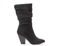 BIG W &me Microsuede Rouche Boots Sizes 6-10 - Black offer