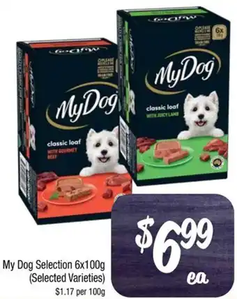 Farmer Jack's My Dog Selection 6x100g offer