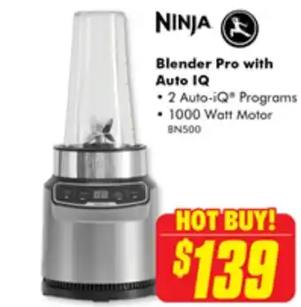 The Good Guys NINJA Blender Pro with Auto IQ offer