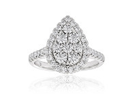 Shiels Flawless 1 Carat 9ct White Gold Diamond Ring offer