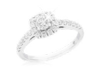 Grahams Jewellers Flawless Engagement Ring with 0.60 Carat Tw of Diamond in 18ct White Gold offer