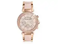 Michael Kors MK5896 Parker Stone Set Rose Gold Tone Womens Watch