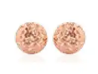 Grahams Jewellers 9ct Rose Gold Textured 4.5 Mm Stud Earrings offer