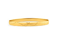 Shiels 9ct Yellow Gold Delightful Bangle offer