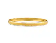Shiels 9ct Radiant Yellow Gold Silver Filled Bangle offer