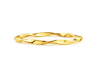 Shiels 9ct Yellow Gold Silver Filled 65mm Bangle offer