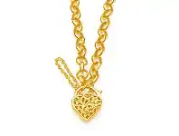 Shiels 9ct Alluring Yellow Gold Copper Filled Belcher Bracelet offer