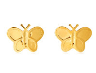 Shiels 9ct Rose Gold Butterfly Stud Earrings offer