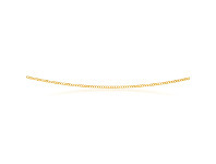Shiels 9ct Yellow Gold Solid Curb Chain 50cm 30 Gauge offer
