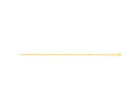 Shiels 9ct Yellow Gold Silver Filled Singapore Link 19cm Bracelet offer