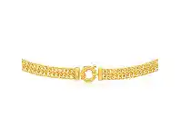 Shiels 9ct Yellow Gold Copper Filled Mesh 45cm Chain 100Gauge with a Boltring offer