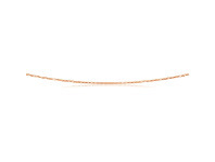 9ct Rose Gold Silver Filled 50cm Curb Chain