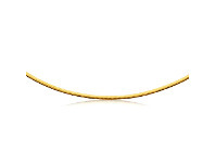 9ct Yellow Gold & White Gold Silver Filled Omega Reversible Chain