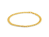 Shiels 9ct Yellow Gold Copper Filled Curb Bracelet 120Gauge offer
