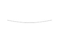 Shiels 9ct White Gold Silver Filled 45cm Curb Chain offer