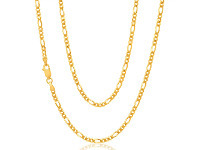 Shiels 9ct Yellow Gold Figaro 1:3 80 Gauge 50cm Chain offer