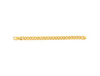 Shiels 9ct Yellow Gold Copper Filled Curb 22cm Bracelet 300 Gauge offer