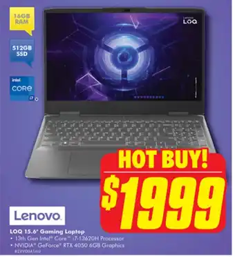 The Good Guys LOQ 15.6" Gaming Laptop offer
