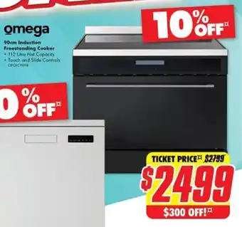 The Good Guys 90cm Induction Freestanding Cooker offer