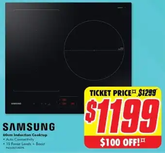 The Good Guys 60cm Induction Cooktop offer