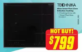 The Good Guys 60cm Smart Flexi-Zone Induction Cooktop offer