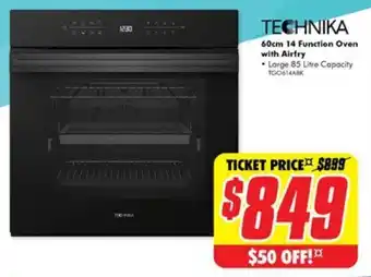 The Good Guys 60cm 14 Function Oven with Airfry offer