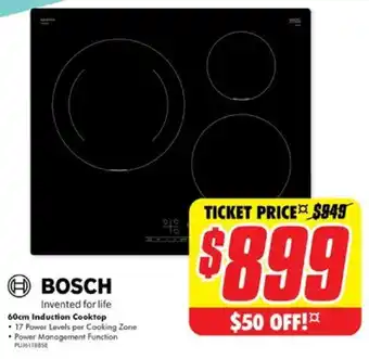 The Good Guys 60cm Induction Cooktop offer