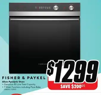 The Good Guys 60cm Pyrolytic Oven offer
