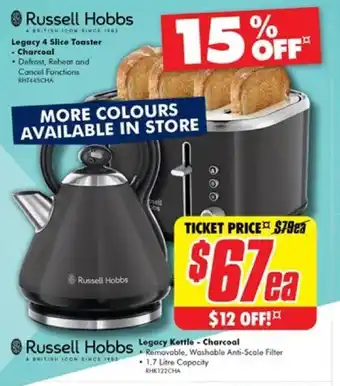 The Good Guys Legacy Kettle - Charcoal offer