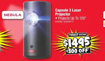 JB Hi-Fi Capsule 3 Laser Projector offer