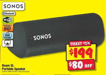 JB Hi-Fi Roam SL Portable Speaker offer