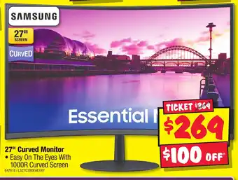 JB Hi-Fi 27" Curved Monitor offer