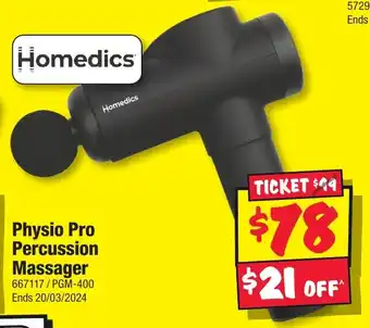 JB Hi-Fi Physio Pro Percussion Massager offer
