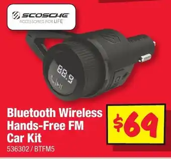 Bluetooth Wireless Hands-Free FM Car Kit