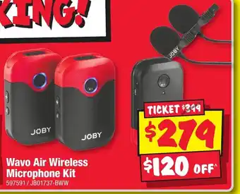 JB Hi-Fi Wavo Air Wireless Microphone Kit offer