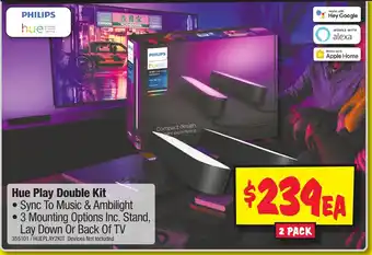 JB Hi-Fi Hue Play Double Kit offer