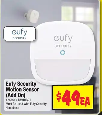JB Hi-Fi Eufy Security Motion Sensor (Add On) offer